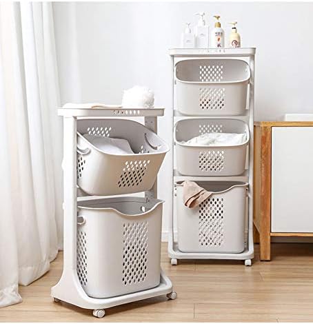 Multi-Layer Laundry & Bathroom Storage Organizer 🧺 Space-Saving Household Rack 🏡 Perfect for Towels, Toiletries & More