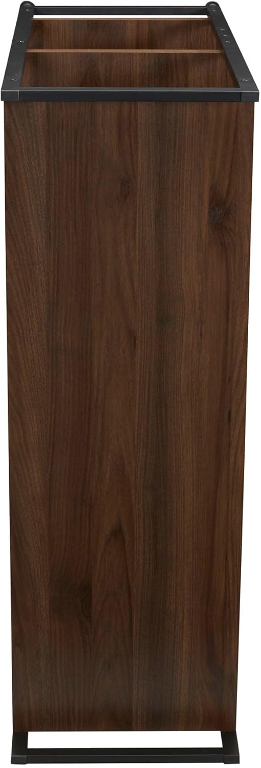 Walnut Wooden Household Shelf 🪵 Stylish Wall-Mounted Storage & Display Rack 🏡 Perfect for Kitchen, Bathroom & Living Spaces