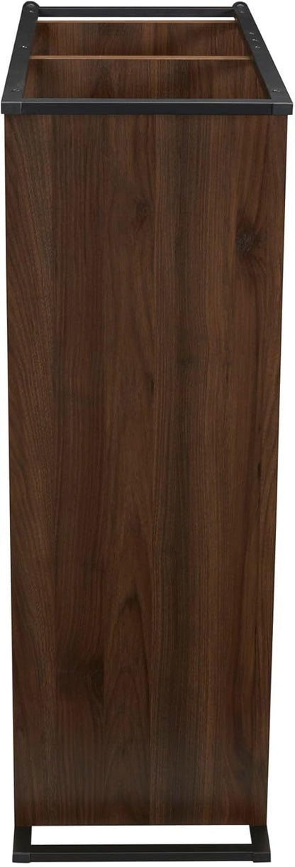 Walnut Wooden Household Shelf 🪵 Stylish Wall-Mounted Storage & Display Rack 🏡 Perfect for Kitchen, Bathroom & Living Spaces