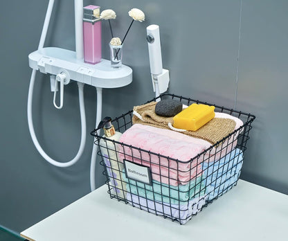 Handmade Cherry Wood Bathroom & Household Organizer 🌸 Stylish Storage Tray for Toiletries & Small Items 🏡 Elegant & Functional
