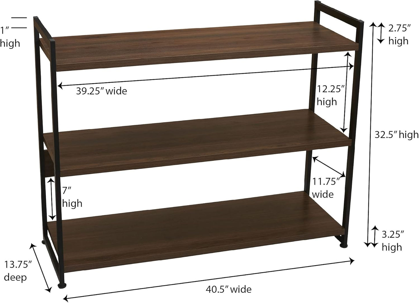 Walnut Wooden Household Shelf 🪵 Stylish Wall-Mounted Storage & Display Rack 🏡 Perfect for Kitchen, Bathroom & Living Spaces