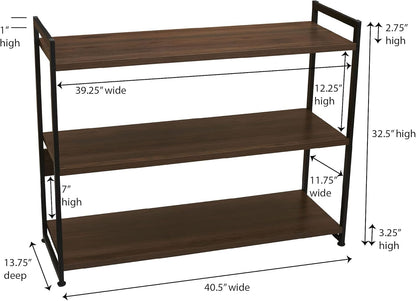 Walnut Wooden Household Shelf 🪵 Stylish Wall-Mounted Storage & Display Rack 🏡 Perfect for Kitchen, Bathroom & Living Spaces